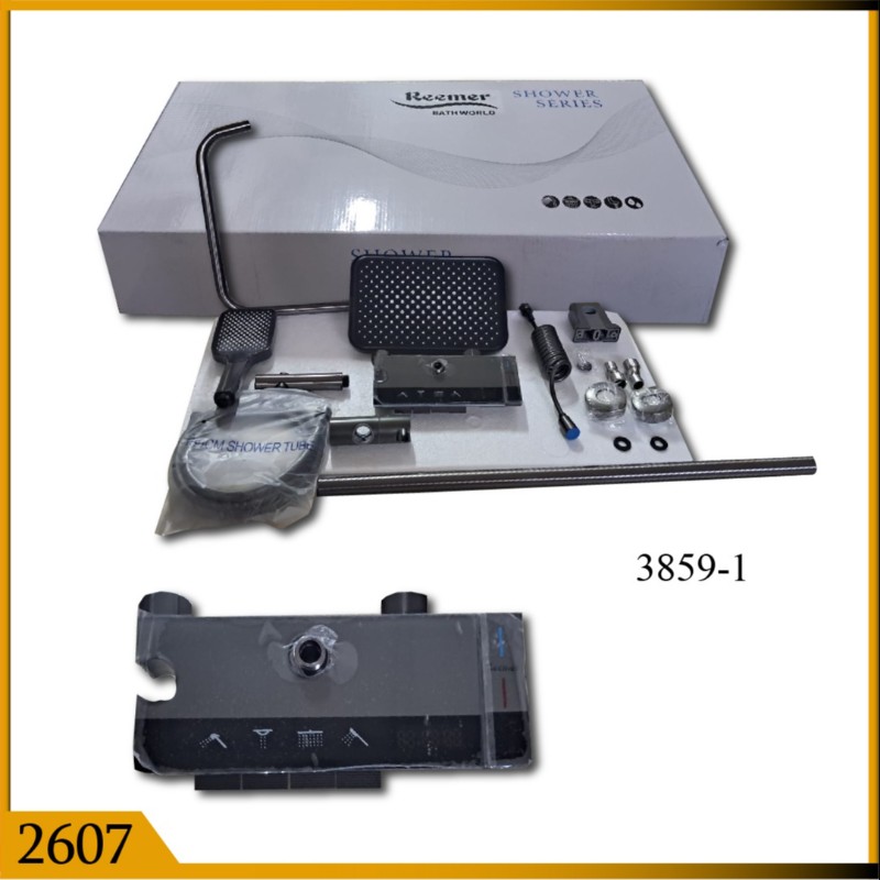 PIANO SHOWER SIDE LIVER LED ALUMINUM (2607)